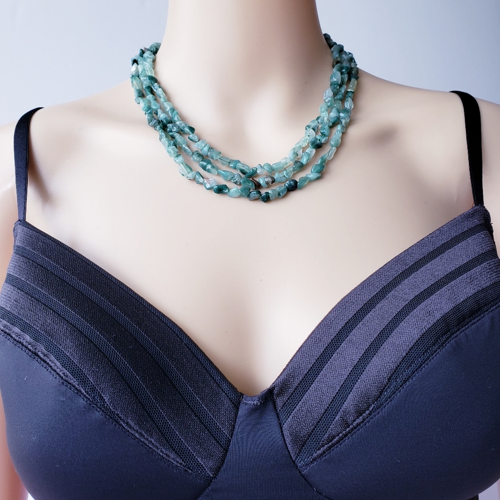 NEW! Australian Chrysoprase Beaded Necklace🤍